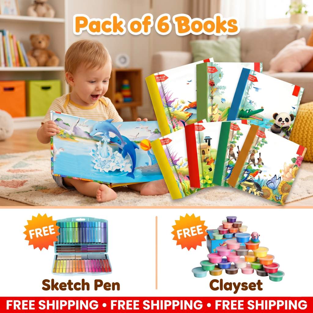 Animal Themed Pop-Up Educational Books
