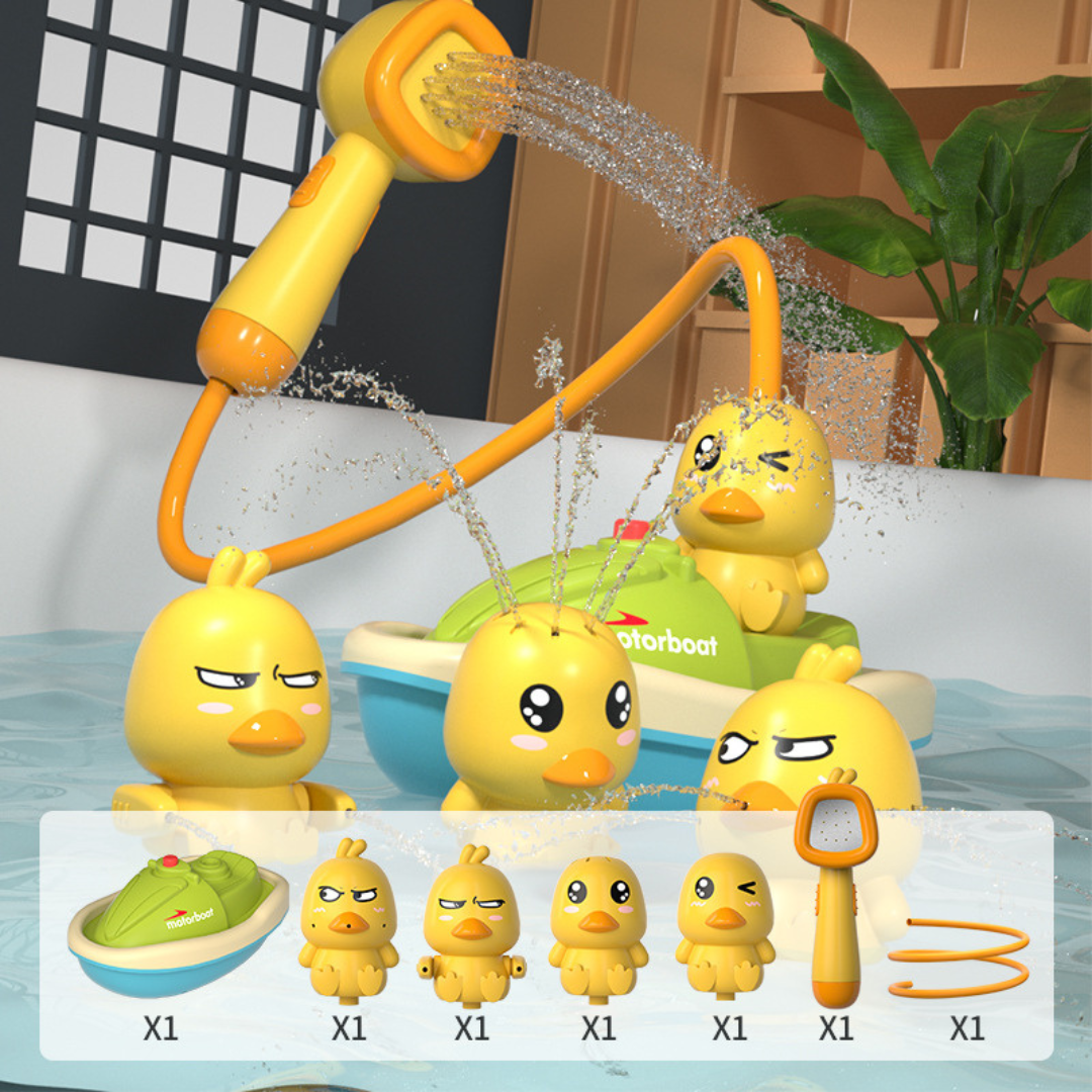 Duck Fountain Bath Toy With Shower Head