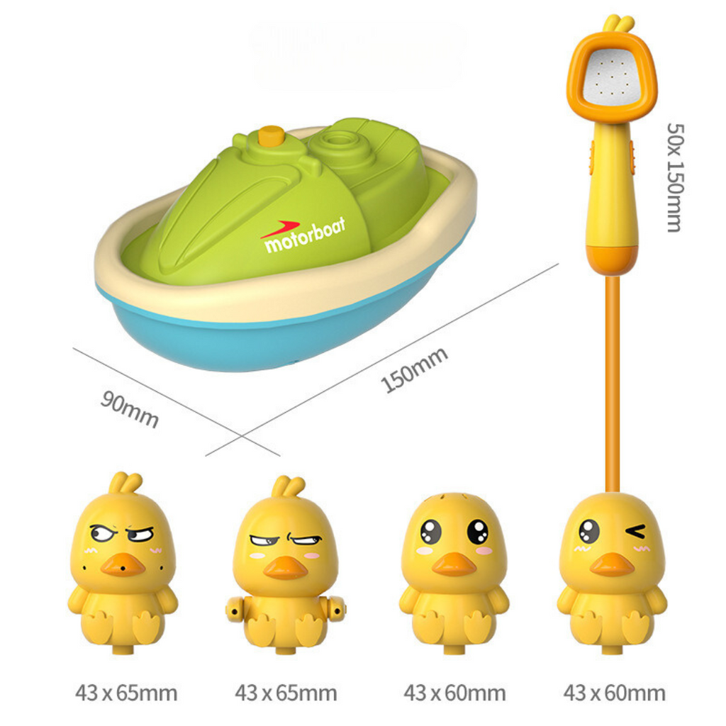 Duck Fountain Bath Toy With Shower Head