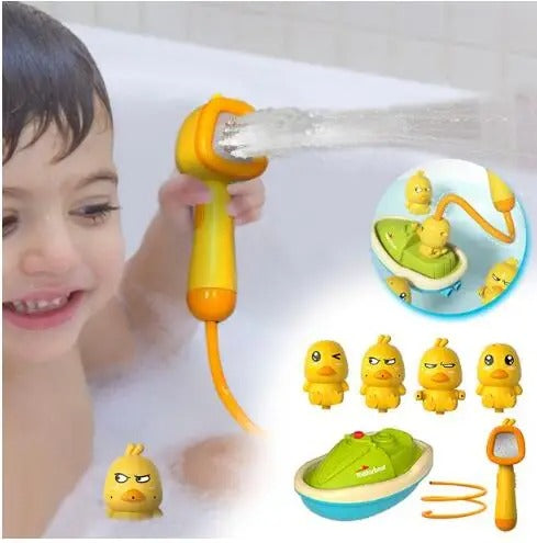 Duck Fountain Bath Toy With Shower Head